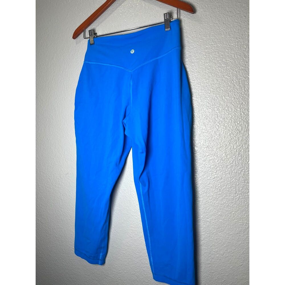 Lululemon High Rise Align w/ pockets crop leggings buttery soft size 8 - Picture 8 of 9